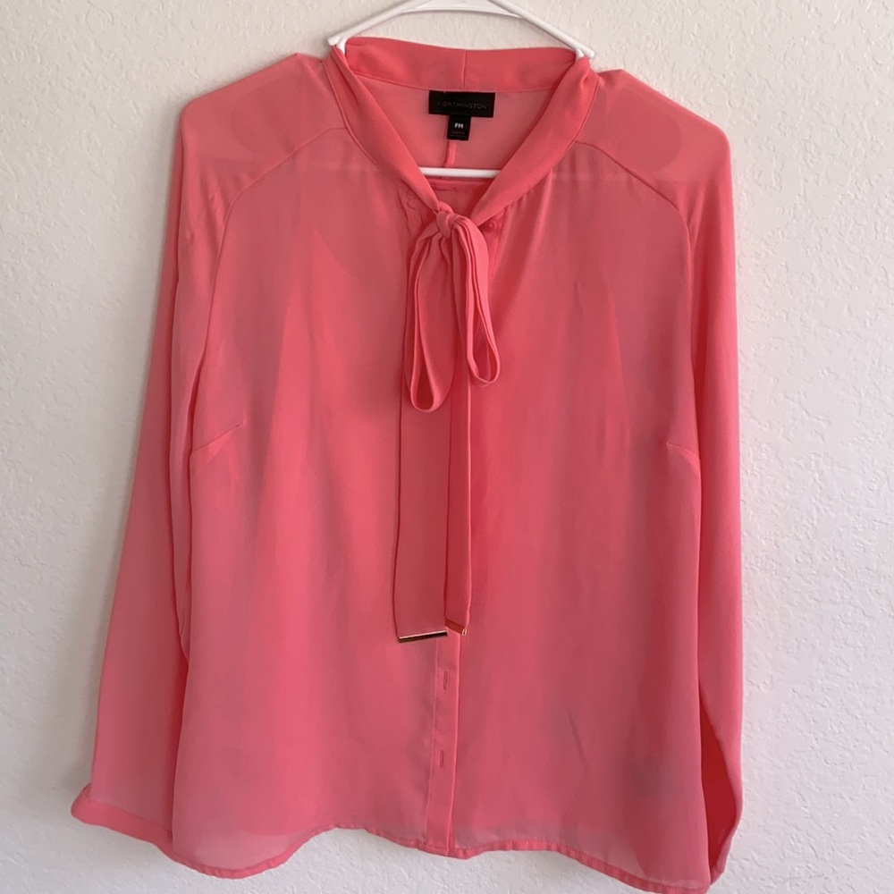 Pink Worthington blouse